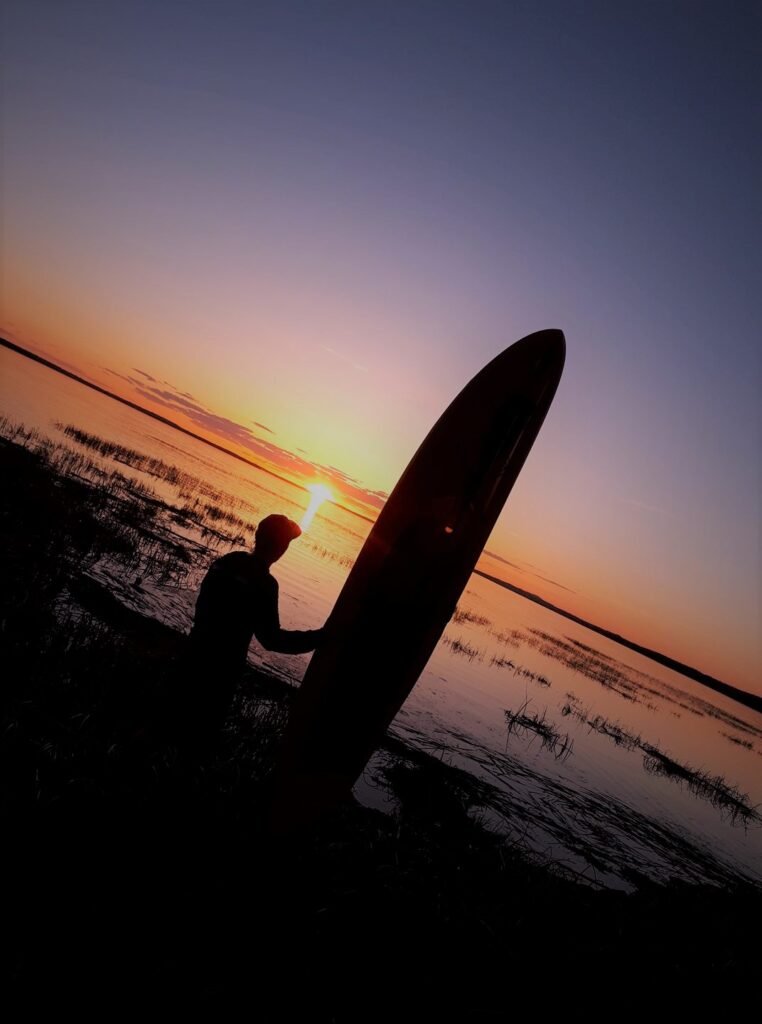 sunset paddle