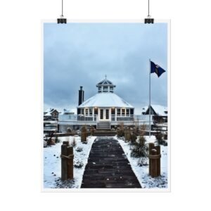 winter harbor poster