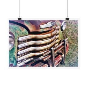 chevy grill poster