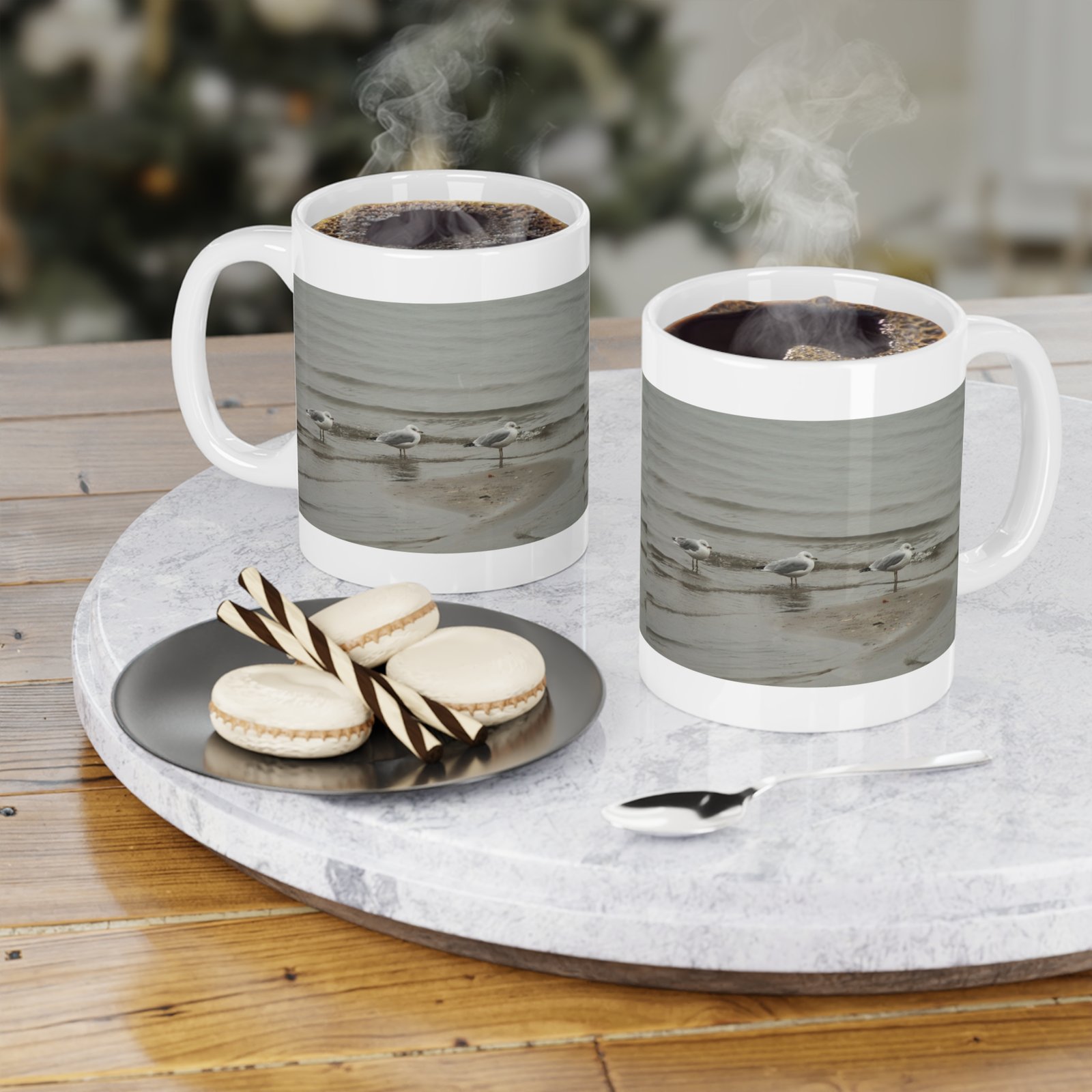 seagulls shore mug seagulls shore mug