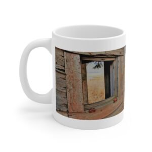 wood grain mug